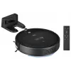 Robot vacuum cleaner TEESA Smart VAC 2 — apaļš, melns, 1000 Pa sūkšanas jauda, 9,6V/2000mAh Li akumulators, 0,2 L putekļu kaste, Wi‑Fi, automātiska atgriešanās