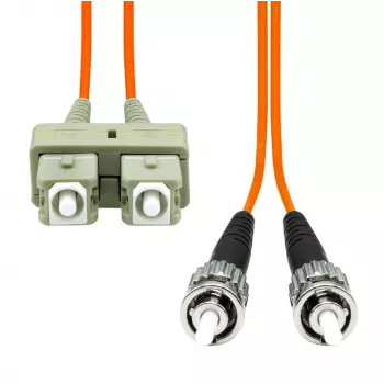 Optiskās šķiedras dupleksais kabelis ProXtend FO-SCSTOM1D-005 MM OM1 SC–ST UPC, 5 m