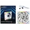 Ventilators Lian Li UNI FAN SL Wireless LCD 120 12 cm Balts 29,5 dB 50,08 cfm