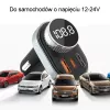 Brīvroku komplekts Awei C-843 Bluetooth 5.0 ar FM raidītāju, USB un USB-C pieslēgvietām