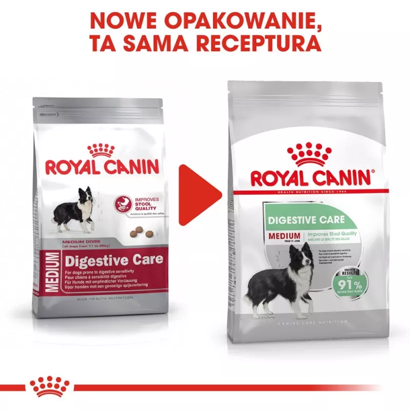 ROYAL CANIN CCN Medium Digestive Care - sausa suņu barība - 3 kg