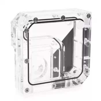 Rezervuārs Alphacool 15075 Acrylic Melns Transparent 120mm