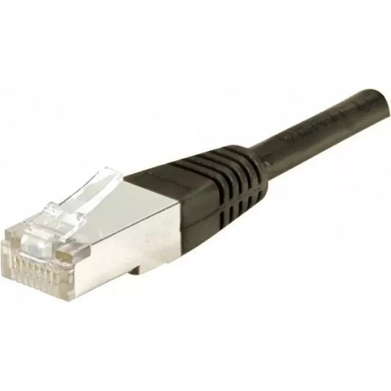 Tīkla kabelis Dexlan 858379 Melns 3m Cat6a S/FTP