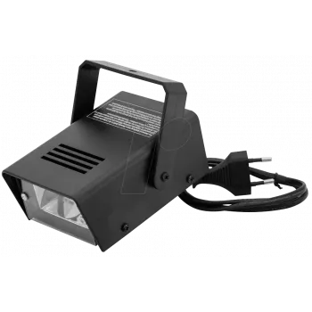Stroboskops EUROLITE 5220060P 20W — kompakts skatuves stroboskops, 20 W jauda