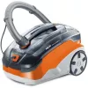 Cilindriskais putekļsūcējs THOMAS Aqua + Pet & Family 1,8 L — sausā un mitrā tīrīšana, 1700 W, oranžs/pelēks