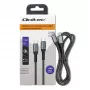 USB kabelis Qoltec 52358 1,5 m USB C melns USB 2.0 0,48 Gbit/s