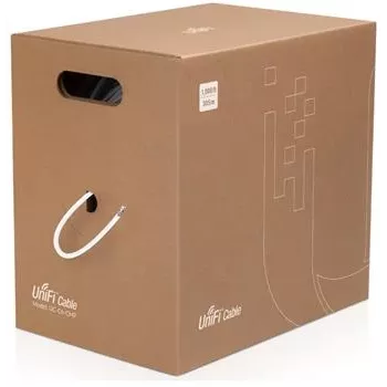 Tīkla kabelis Ubiquiti U-Cable-C6-CMP U/UTP Cat6 305m Balts