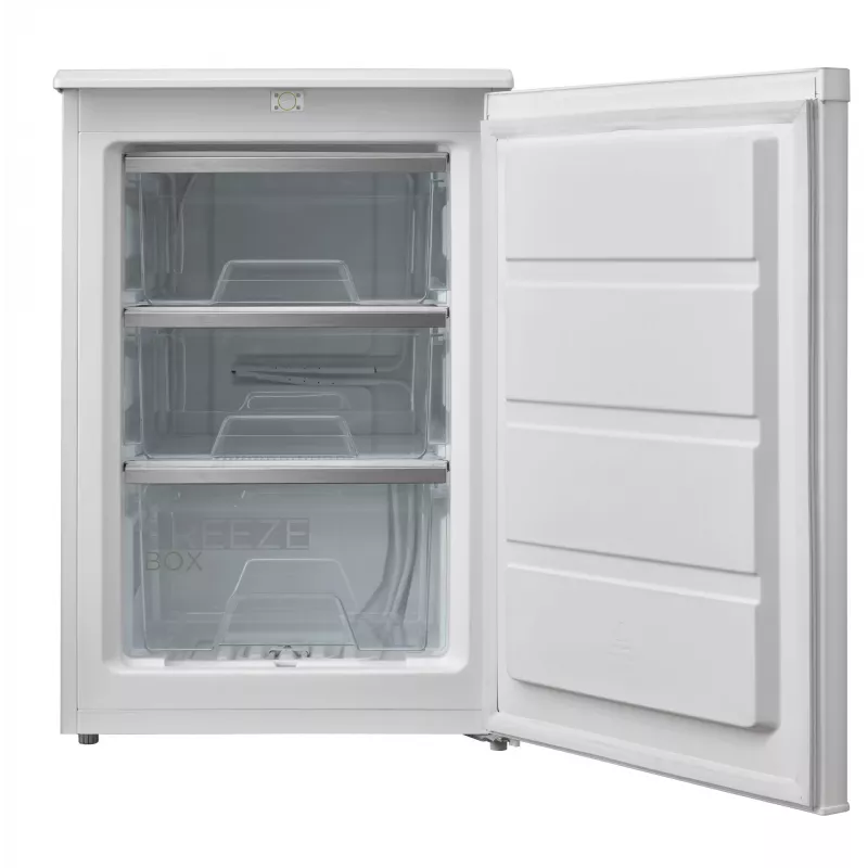 Midea saldētava | MDRD129FZE01 | Energoefektivitātes klase E | Vertikālā | Brīvi stāvoša | Augstums 84,5 cm | Kopējā neto ietilpība 86 L | Balta