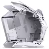 Mini Micro-ATX tornis Jonsbo MOD3 rūdīta stikla balts datora korpuss, Mini-ITX/Micro-ATX atbalsts