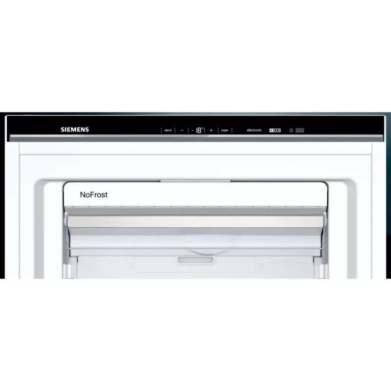 Siemens iQ500 GS58NAWCV saldētava Vertikālā saldētava Brīvi stāvoša 366 L Balta