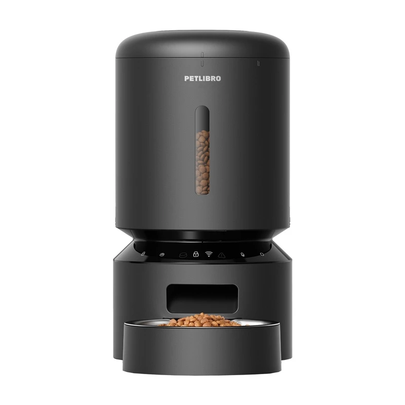 Pet feeder Aptel Petlibro Granary WiFi 5 L — automātiskais sausās barības dozators (melns)