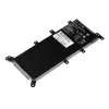 zaļa Cell C21N1347 klēpjdatora baterija ASUS A555 F555 K555 R556 X555, LiPo 4000 mAh, 7.6 V, 4 elementi, melna