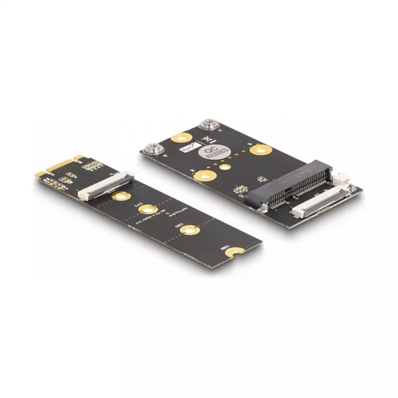 DeLOCK pārveidotājs M.2 Key B+M vīrišķais uz Mini PCIe slots elastīgs kabelis