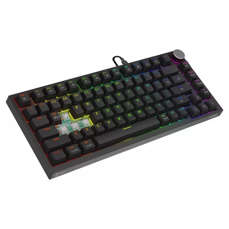 Savio ASTRAL BLACK JADE tastatūra Gaming USB QWERTY US International