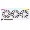 Grafikas karte XFX Radeon RX 9070 XT — 16 GB GDDR6, 256 bitu, PCIe x16, 3 ventilatori, balta, 360 mm