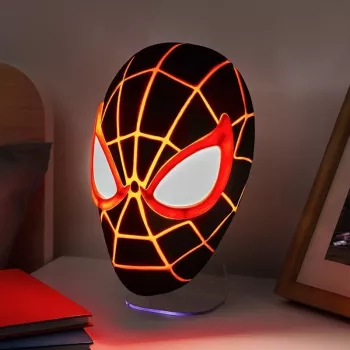Galda lampa Paladone Mask Light PP14323SPMVN Spiderman Miles Morales – tēla formas naktslampa