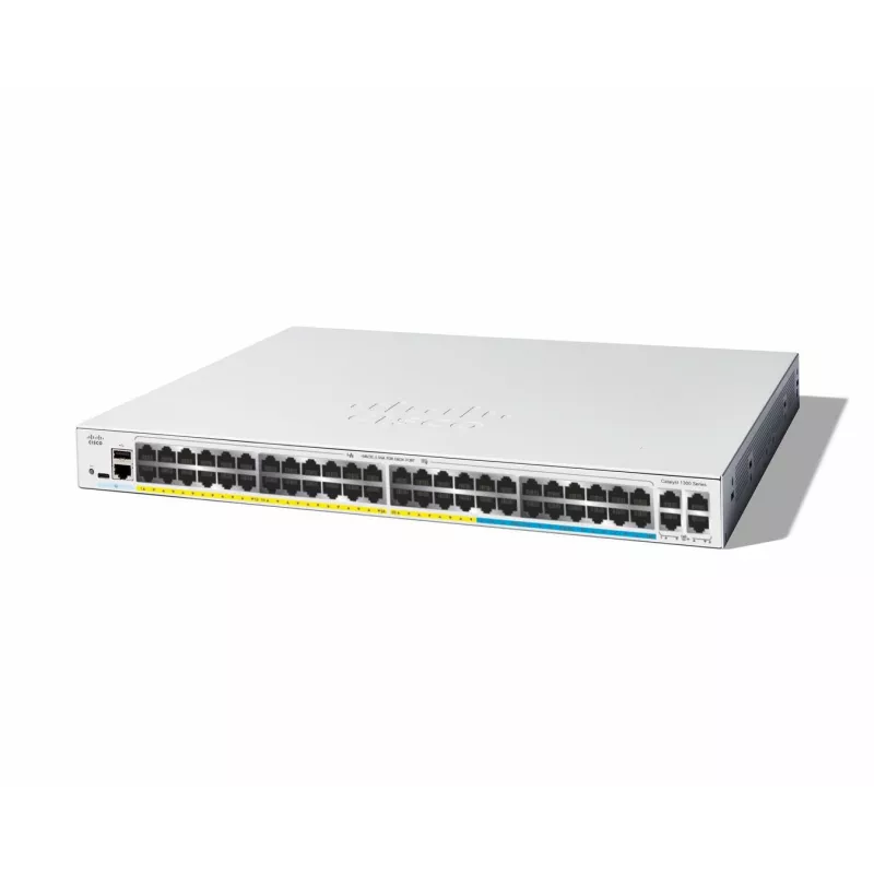 Pārvaldāms komutators Cisco Catalyst C1300-48MGP-4X L2/L3 Gigabit Ethernet PoE