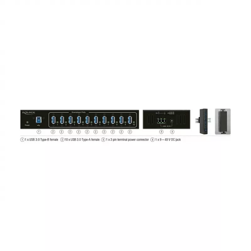 USB centrmezgls DeLOCK 63919