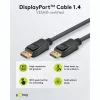 DisplayPort kabelis Goobay 74777 1 m Melns G-Sync FreeSync
