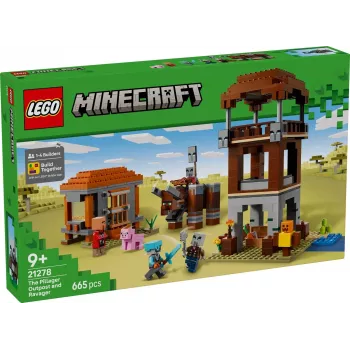 LEGO MINECRAFT 21278 The Pillager Outpost and Ravager