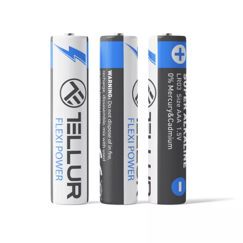 Baterija Tellur Flexi Power AAA LR03 1,5 V, 2 gab. komplekts