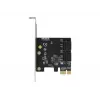 SATA PCI Express x1 karte DeLOCK 90010 zema profila formas faktors