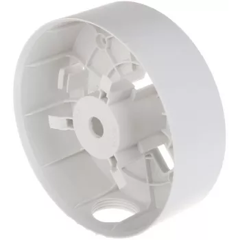 Sadales kārba Hikvision DS-1280ZJ-PT3 — balta, universāls stiprinājums, Ø12 cm, augstums 40,5 mm, maksimālā slodze 2 kg