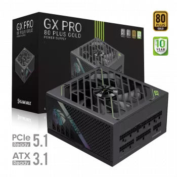 Gamemax barošanas bloks, 80 PLUS, Gold | GX PRO 1250G | 1250 W | Pilnībā modulārs