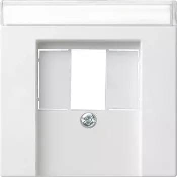 GIRA 087603 Sienas plāksne/slēdžu pārsegs balts (087603)