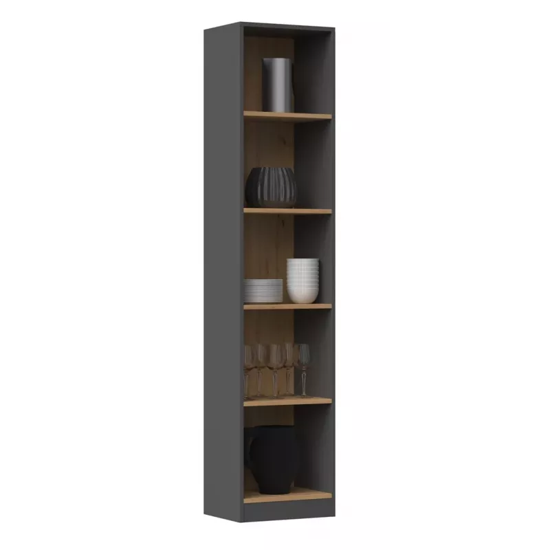 Topeshop R40 ANT/ART biroja grāmatu skapis