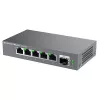 Grandstream Networks GWN7701PA tīkla slēdzis Nepārvaldīts Gigabit Ethernet (10/100/1000) Melns