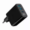 Gembird TA-UC-PDQC30LCD-BK-02 mobilās ierīces lādētājs Universāls Melns AC Ātrā uzlāde Iekštelpām