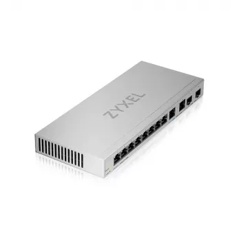 Zyxel XGS1210-12-ZZ0102F tīkla slēdzis, pārvaldāms, Gigabit Ethernet (10/100/1000), pelēks