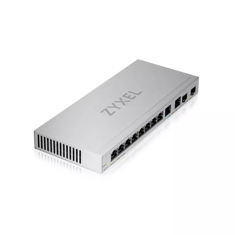 Zyxel XGS1210-12-ZZ0102F tīkla slēdzis, pārvaldāms, Gigabit Ethernet (10/100/1000), pelēks