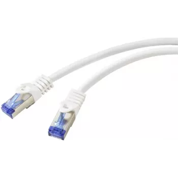 Renkforce RF-5771522 tīkla kabelis balts 1 m Cat6a S/FTP (S-STP) (RF-5771522)