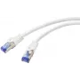 Renkforce RF-5771522 tīkla kabelis balts 1 m Cat6a S/FTP (S-STP) (RF-5771522)