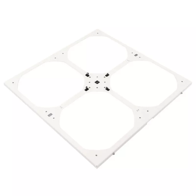 Radiatora ventilatora rāmis Watercool MO-RA IV 400 — saderīgs ar 200 mm ventilatoriem, balts