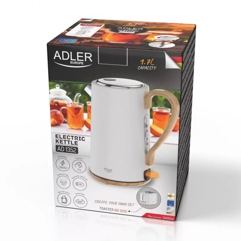 ADLER AD 1352 elektriskā tējkanna