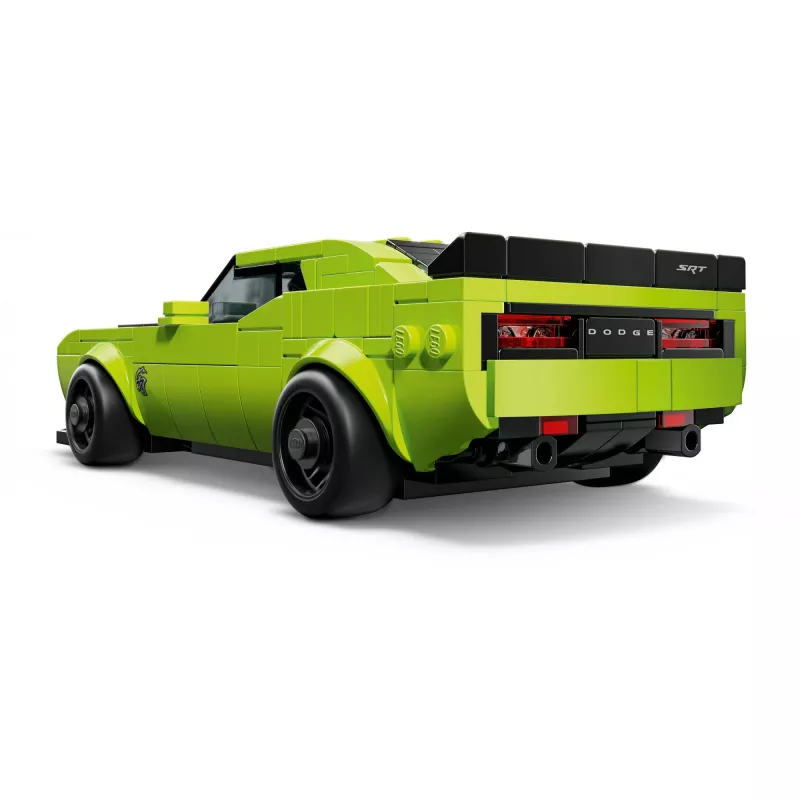 Konstruktora rotaļu auto LEGO Speed Champions Dodge Challenger SRT Hellcat 77237 — 390 detaļas, 1 minifigūra, vecumam 9+