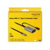 Delock USB-20225 barošanas adapteris pelēks