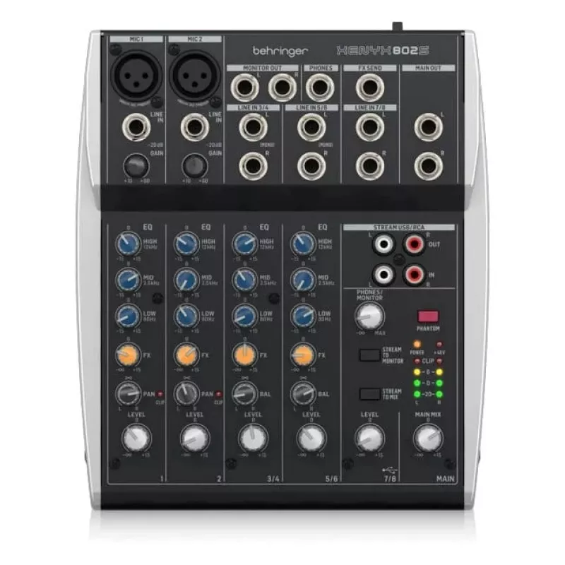 Behringer XENYX 802S - analogais audio mikseris