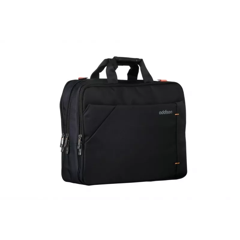 Addison 305014 klēpjdatora soma 35.8 cm (14.1) Toploader soma Melna
