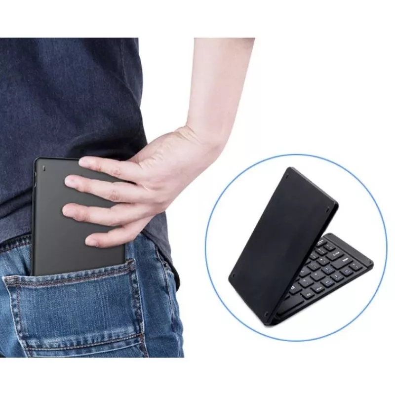 Bluetooth 3.0 salokāma bezvadu tastatūra