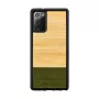 Aizsargājošs tālruņa maciņš Man and Wood Galaxy Note 20 — bambusa meža melns