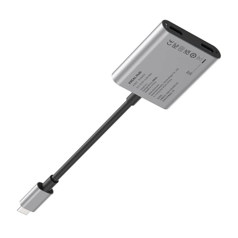 Uzlādes adapteris XREAL HUB, ražotājs XREAL (modelis X7007) — USB strāvas adapteris XREAL ierīcēm