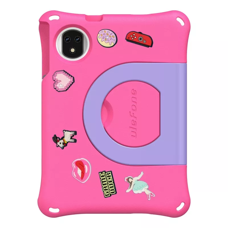 Planšetdators UleFone Tab A9 Pro Kids — 4GB RAM, 128GB krātuve, LTE, rozā