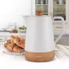 Elektriskā tējkanna Maestro MR-076 1.8 L 1800 W keramikas korpuss, balta/koka