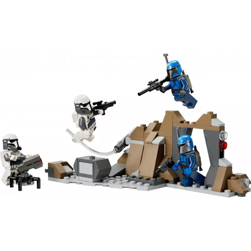 Konstruktors LEGO Star Wars Ambush on Mandalore Battle Pack 75373 — 4 minifigūras, 109 detaļas, vecums 6+