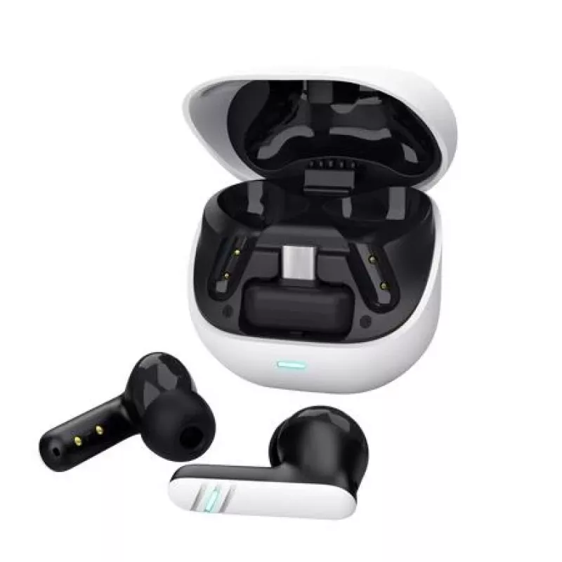 Trust GXT 409 Oxxie Wireless gaming earphones - balta, True Wireless Stereo (TWS), 100 - 10000 Hz, Gaming, 44 g, Headset, balta