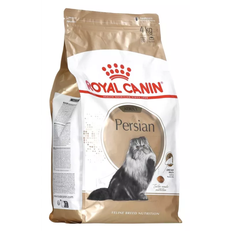Sausā kaķu barība Royal Canin Persian 4 kg — pieaugušiem persiešiem, vista, 30% olbaltumvielu, 22% tauku